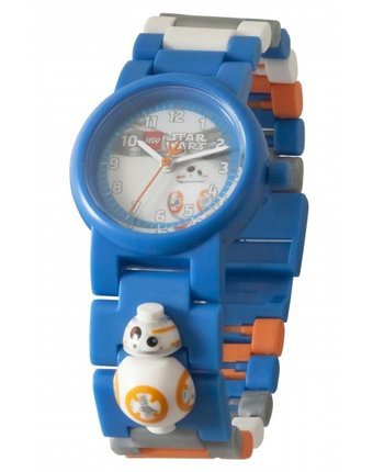 Часы Lego Star Wars Episode 7 наручные с минифигурой BB-8 на ремешке