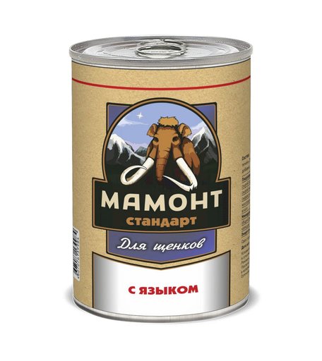 Влажный корм Мамонт, 970 г