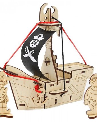 Woody Набор для творчества Пиратский корабль Карамба