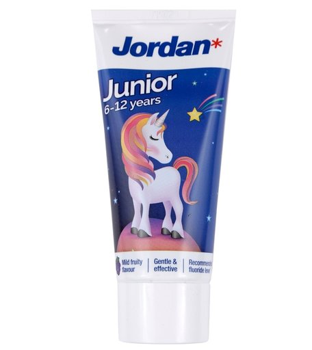 Детская зубная паста JORDAN Junior 6-12, единорог шт