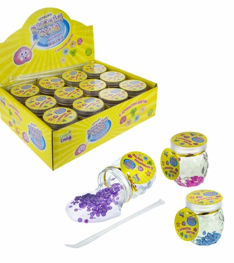 Слайм Слайм тайм Bubble Gum с ароматом цветов,