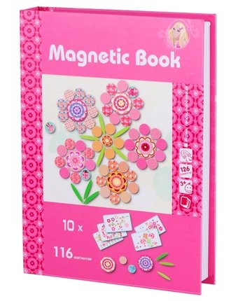 Развивающая игрушка Magnetic Book игра Фантазия 126 деталей