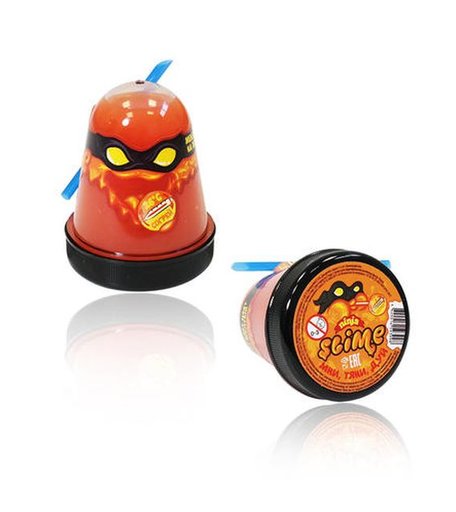 Лизун Slime Ninja Ninja 130 г оранжевый/желтый