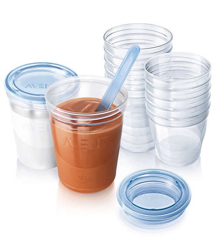 Philips Avent Контейнеры с крышками для хранения питания 20 шт.