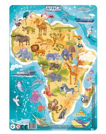 Миниатюра фотографии Пазл dodo """африка"" 53 элемента"