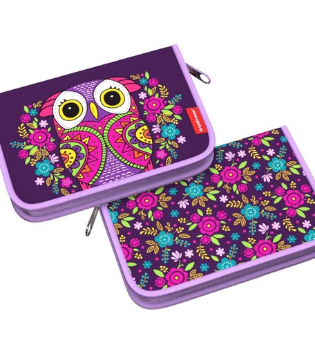 Пенал ErichKrause Flower Owl