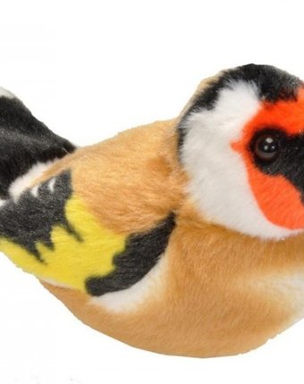 Мягкая игрушка Wild Republic Птица озвученная Щегол 15 см