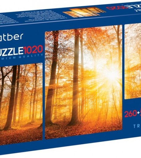 Hatber Набор пазлов Premium Triptych В тишине природы (1020 элементов)