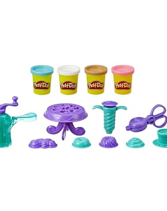 Миниатюра фотографии Набор пластилина play-doh выпечка и пончики голубой