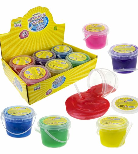 Слайм Слайм тайм Bubble Gum перламутр,