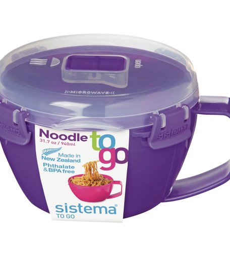 Sistema, Кружка для лапши 940мл Microwave, фиолетовый