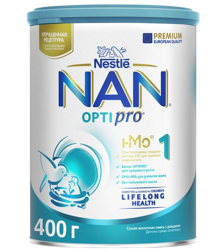 Молочная смесь Нан Optipro® 1 0-6 месяцев, 400 г