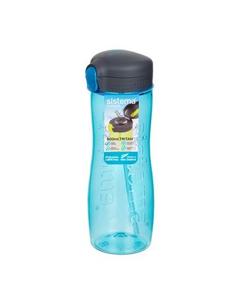 Миниатюра фотографии Sistema бутылка для воды с трубочкой тритан 800 мл