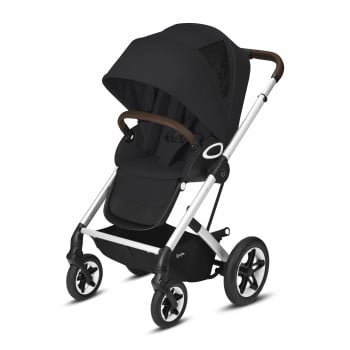 Коляска Cybex Talos S Lux SLV, Deep Black, черный