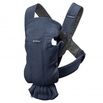 Рюкзак-переноска BabyBjorn Baby Carrier Mini, Navy Blue, 3D Mesh, синий