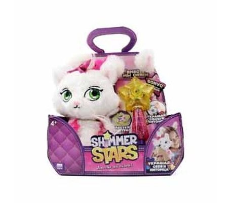 Мягкая игрушка Shimmer Stars Плюшевый котенок 20 см