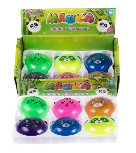 Мяшка 1Toy Мелкие пакости Животные с блестками 8.5 х 8 х 3