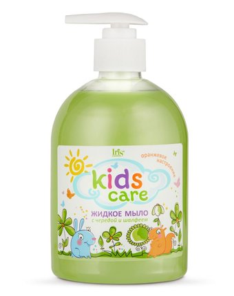 Детское мыло жидкое Iris Cosmetic с чередой и шалфеем 500мл, 3+, Iris Kids Care