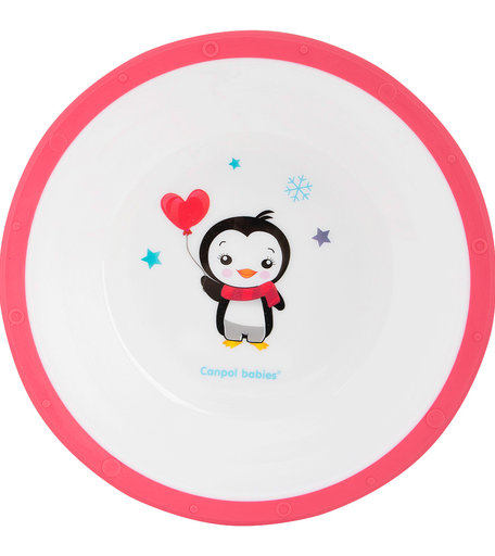 Тарелка Canpol с антискользящим дном, с 12 месяцев