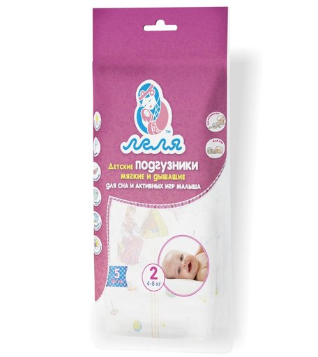 Подгузники Леля универсальные (4-8 кг) шт.