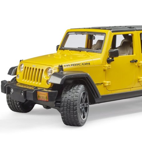 Bruder Внедорожник Wrangler Rubicon Unlimited c велосипедистом и фигуркой