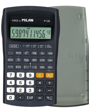 Milan M139 Калькулятор научный 10+2 разрядов 139 функций на батарейках ААА