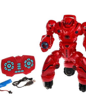 Интерактивный робот Наша Игрушка 26 см цвет: красный