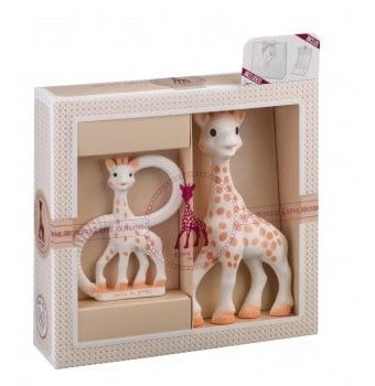 Игрушки в наборе в подарочной упаковке Vulli "Жирафик Софи"