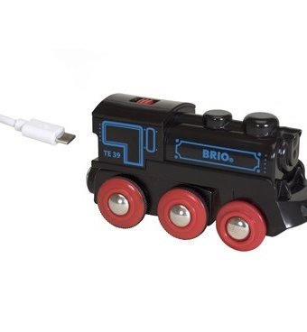 Миниатюра фотографии Brio подзаряжаемый паровоз с mini usb кабелем