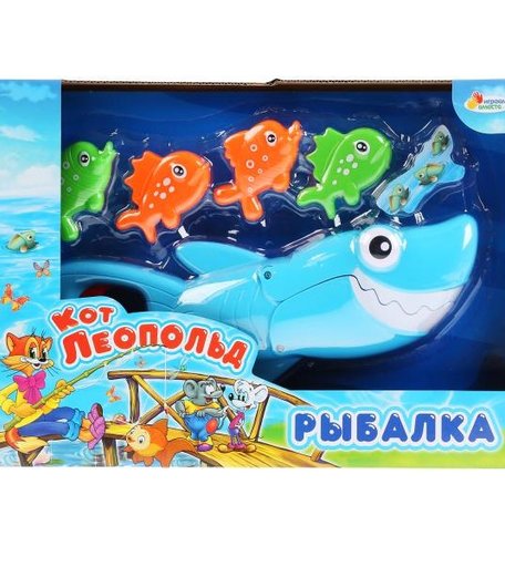 Играем вместе Рыбалка кот Леопольд