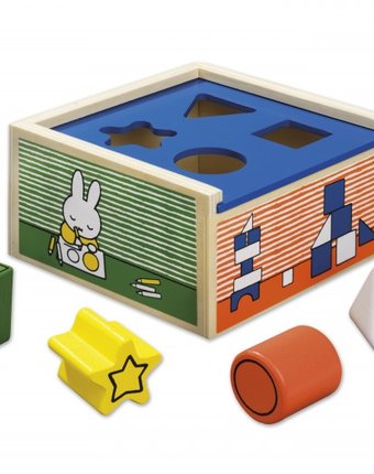 Миниатюра фотографии Деревянная игрушка totum набор для творчества куб - miffy