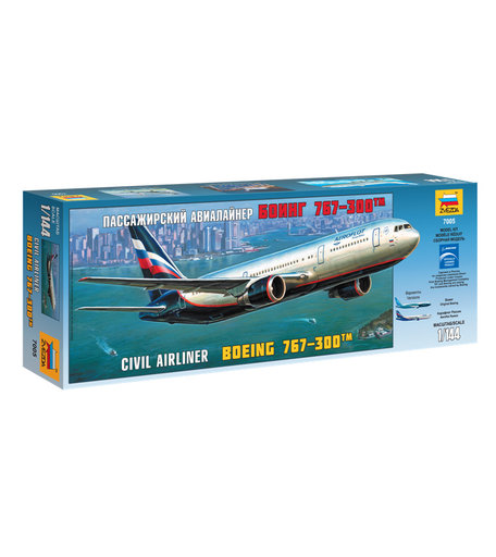Сборная модель Звезда Самолет Боинг 767