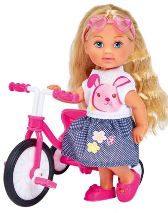 Simba Кукла Еви на трехколесном велосипеде 12 см