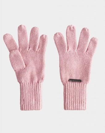 Миниатюра фотографии Розовые перчатки вязаные gulliver