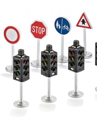 Миниатюра фотографии Siku набор светофоры и дорожные знаки