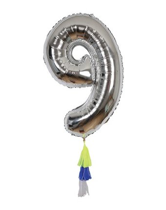Миниатюра фотографии Merimeri воздушный шар в форме цифры 9