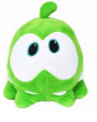 Миниатюра фотографии Мягкая игрушка super01 ам ням 20 см цвет: зеленый