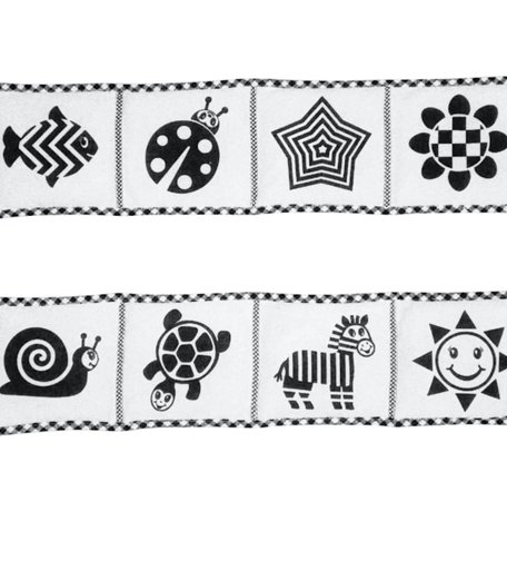 Книжка-игрушка Потешка с черно-белыми картинками