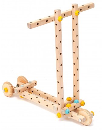 Миниатюра фотографии Деревянная игрушка kidwood конструктор масштабный эврика large