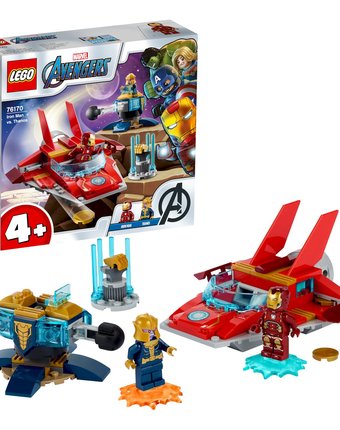 Конструктор LEGO Super Heroes 76170 Железный Человек против Таноса