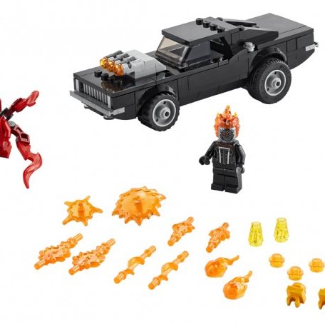 Конструктор Lego Super Heroes Человек-Паук и Призрачный Гонщик против Карнажа