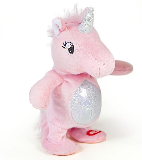 Интерактивная мягкая игрушка Trinity Единорог 20 см цвет: розовый