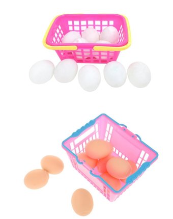 Миниатюра фотографии Игровой набор наша игрушка продукты - яйца,