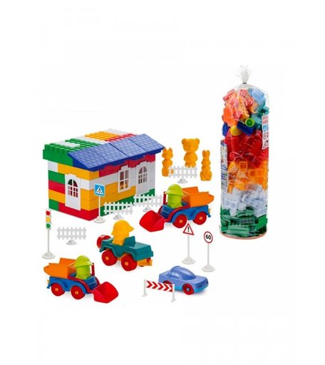 Конструктор Colorplast Лидер №7 (300 деталей)