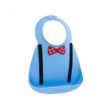 Нагрудник MAKE MY DAY Baby Bib Scholar Blue, цвет голубой