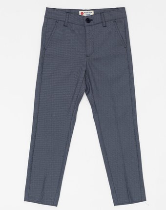 Миниатюра фотографии Серые брюки с узором &quot;точка&quot; button blue