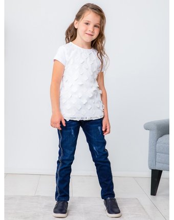 Миниатюра фотографии Sweet berry джинсы для девочки принцесса банни