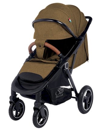 Миниатюра фотографии Прогулочная коляска sweet baby прогулочная коляска sweet baby suburban compatto olive (air)