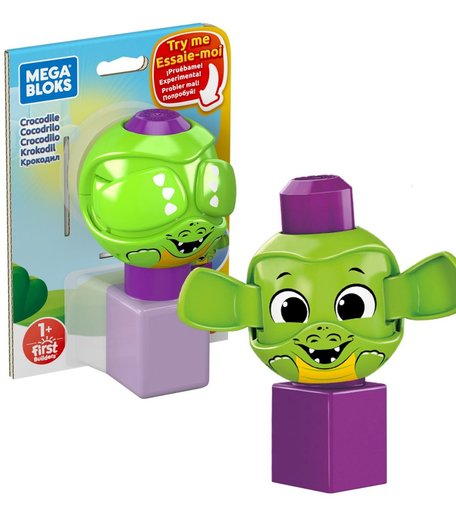 Конструктор Mega Bloks Прятки Peek A Blocks Crocodi