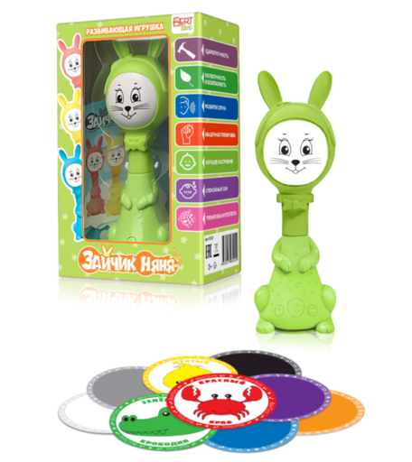 Интерактивная игрушка BertToys зайчик Няня Plus 19.5 см